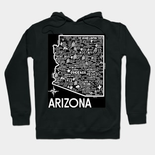 Arizona Map Hoodie